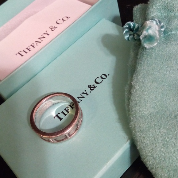 🩷HP❤️ / Rare Tiffany & Co. Sterling Silver Atlas Ring - Picture 7 of 7